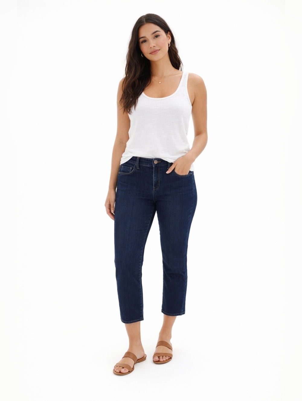 Anthropologie Pilcro Cropped Jeans Women's Sz 34
